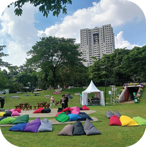 sewa bean bag jakarta termurah dan berkualitas bagus multi event