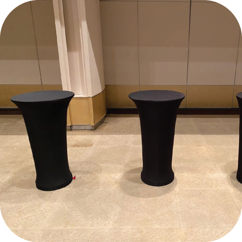 sewa meja barstool cover strict jakarta berkualitas dan terpercaya bagus multi event