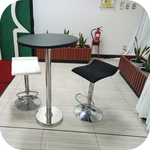 sewa meja barstool jakarta terpercaya dan berkualitas bagus multi event