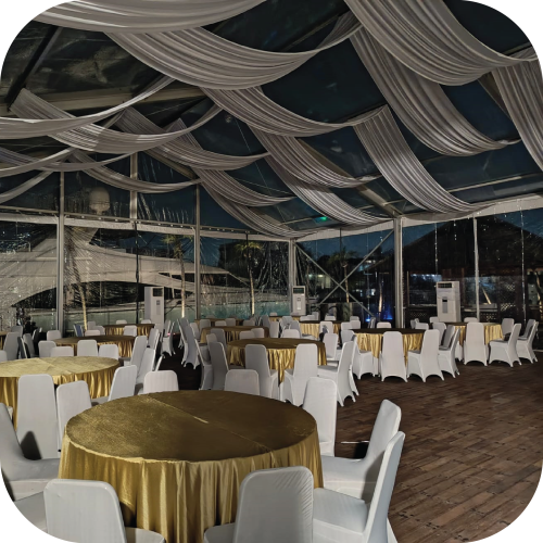 sewa meja bulat jakarta berkualitas dan murah bagus multi event