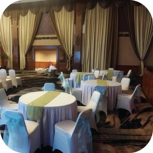 sewa meja bulat jakarta berkualitas dan murah bagus multi event
