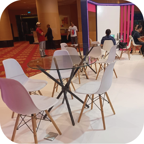 sewa meja dealing jakarta berkualitas dan tim profesional bagus multi event