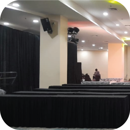 sewa meja ibm cover skerting jakarta termurah dan berkualitas bagus multi event