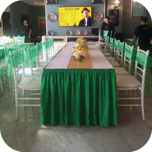 sewa meja kotak cover skerting jakarta termurah dan berkualitas bagus multi event