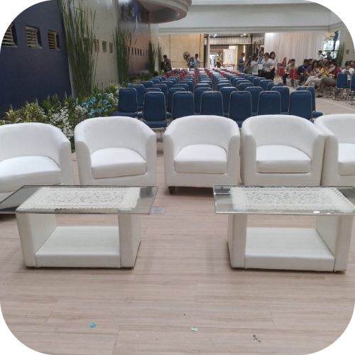 sewa sofa oval jakarta terprecaya dan berkualitas bagus multi event