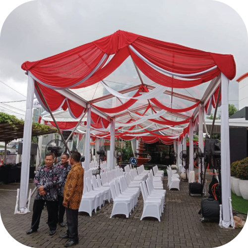 sewa tenda dekor juntai berkualitas dan terjamin bagus multi event