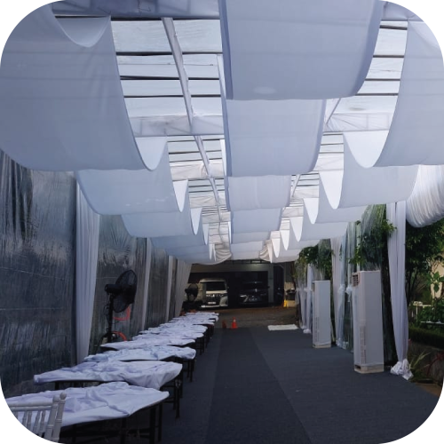 sewa tenda dekor juntai berkualitas dan terjamin bagus multi event