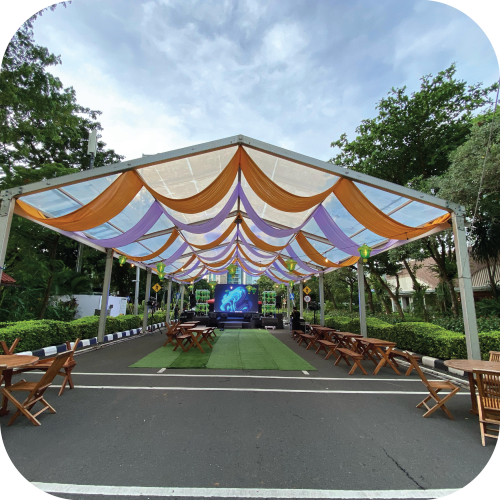 sewa tenda roder dekor juntai jakarta berkualitas dan hasil memuaskan bagus multi event