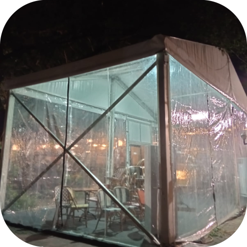 sewa tenda roder transparan jakarta termurah dan berkualitas bagus multi event